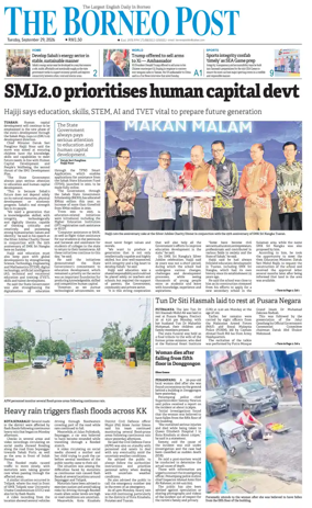 Cover of The Borneo Post (Sabah)