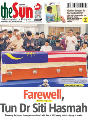 Cover of The Sun (Malaysia)