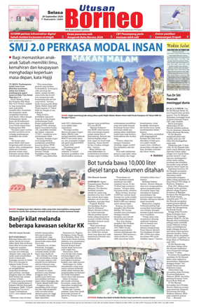 Cover of Utusan Borneo (Sabah)