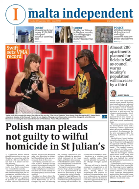 Cover of Malta Independent