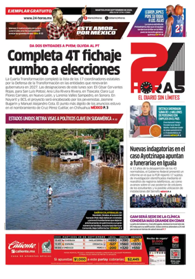 Cover of 24 Horas - El diario sin limites