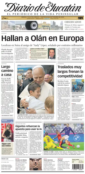 Cover of Diario de Yucatan
