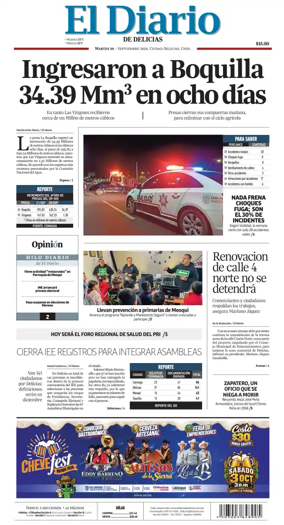 Cover of El Diario de Delicias
