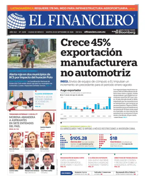 Cover of El Financiero