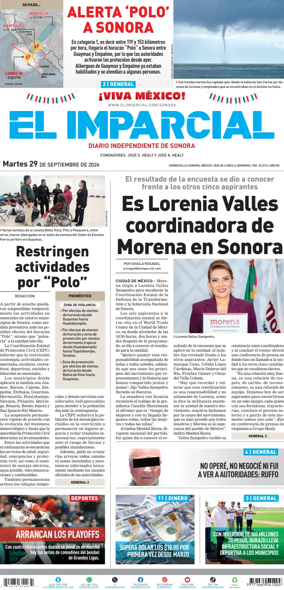 Cover of El Imparcial