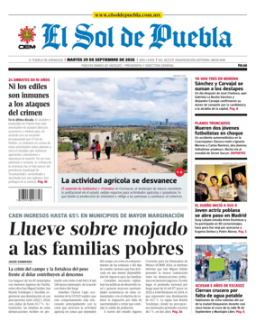 Cover of El Sol de Puebla