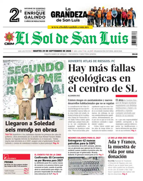 Cover of El Sol de San Luis Potosi