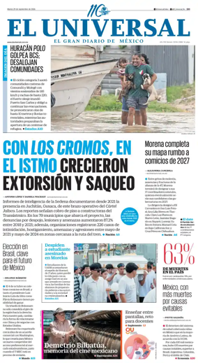 Cover of El Universal