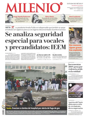 Cover of Milenio Edo de Mexico