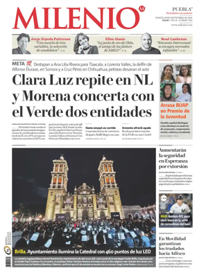 Cover of Milenio Puebla