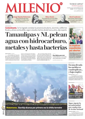 Cover of Milenio Tamaulipas