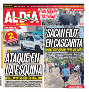 Cover of Periodico Al Dia (Salamanca)