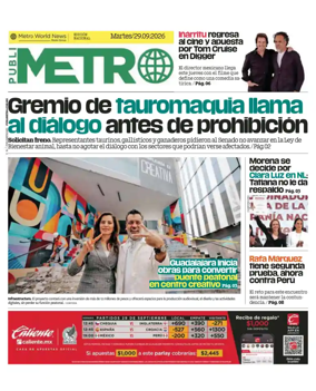 Cover of Publimetro Guadalajara