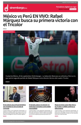 Cover of Sin Embargo destacadas