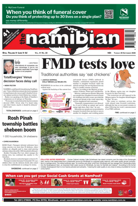 Cover of The Namibian