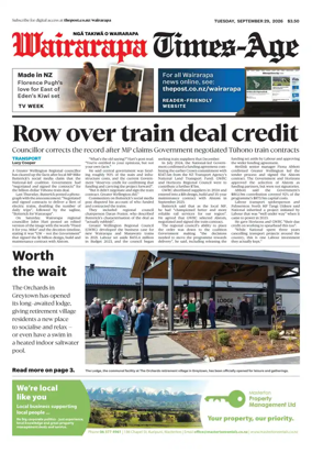 Cover of Wairarapa Times-Age (NZ)