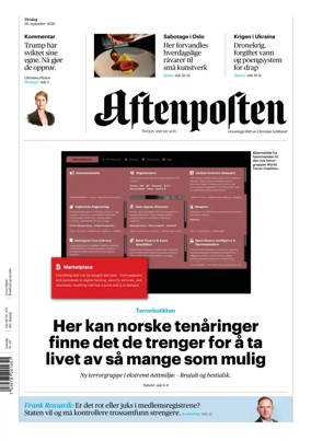 Cover of Aftenposten