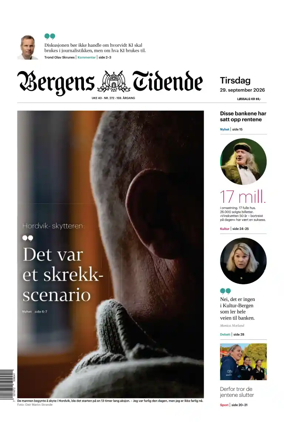 Cover of Bergens Tidende