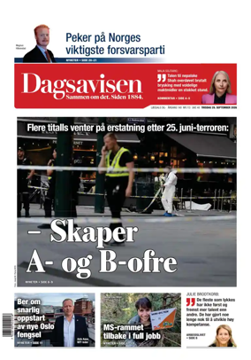 Cover of Dagsavisen