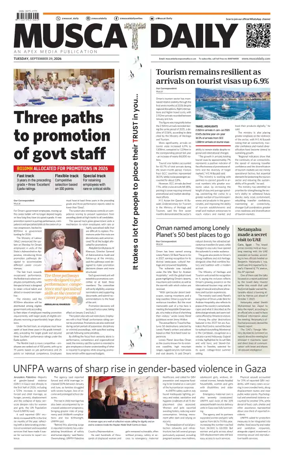Cover of Muscat Daily