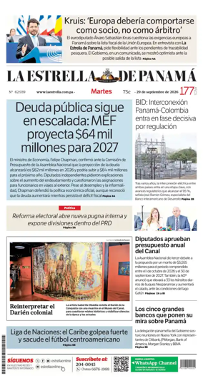 Cover of La Estrella de Panama