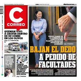 Cover of Diario Correo