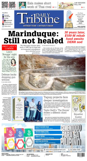 Cover of Daily Tribune (Philippines)