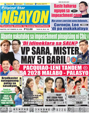Cover of Pilipino Star Ngayon