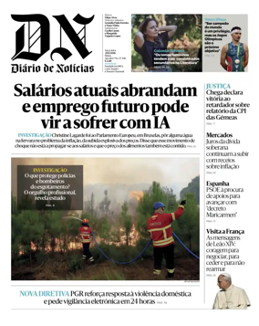 Cover of Diario de Noticias