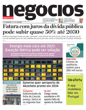 Cover of Jornal de Negocios