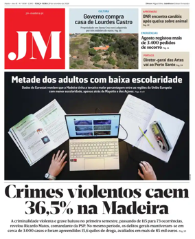 Cover of Jornal Madeira