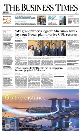 Cover of The Business Times