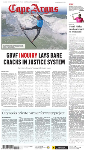 Cover of Cape Argus (PM Edition)