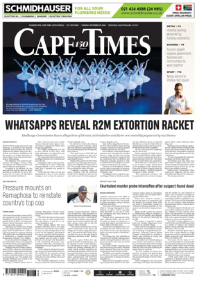 Cover of Cape Times