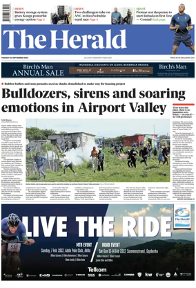 Cover of The Herald (South Africa)