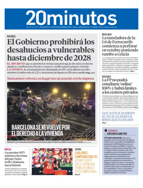 Cover of 20 Minutos Barcelona