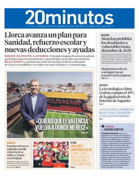 Cover of 20 Minutos Valencia