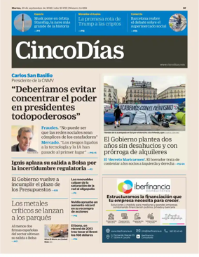 Cover of Cinco Dias