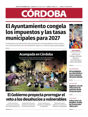 Cover of Diario Cordoba