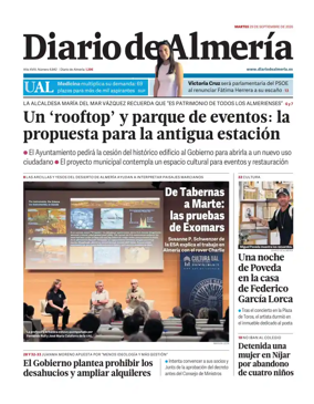 Cover of Diario de Almeria