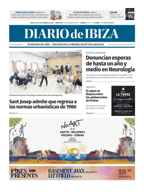 Cover of Diario de Ibiza