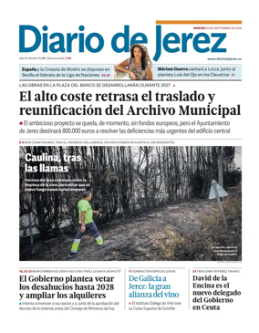 Cover of Diario de Jerez