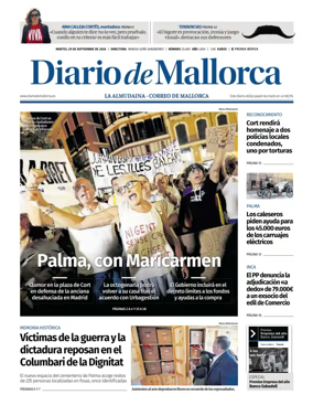 Cover of Diario de Mallorca