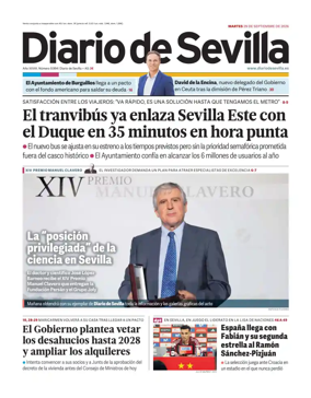 Cover of Diario de Sevilla