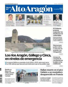 Cover of Diario del Alto Aragon