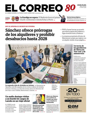 Cover of EL Correo (Alava)