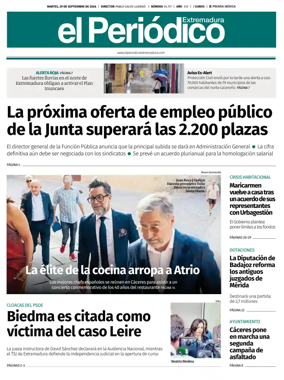 Cover of El Periodico Extremadura