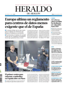 Cover of Heraldo de Aragon
