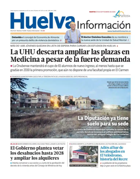 Cover of Huelva Informacion