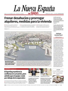 Cover of La Nueva Espana (Gijon)